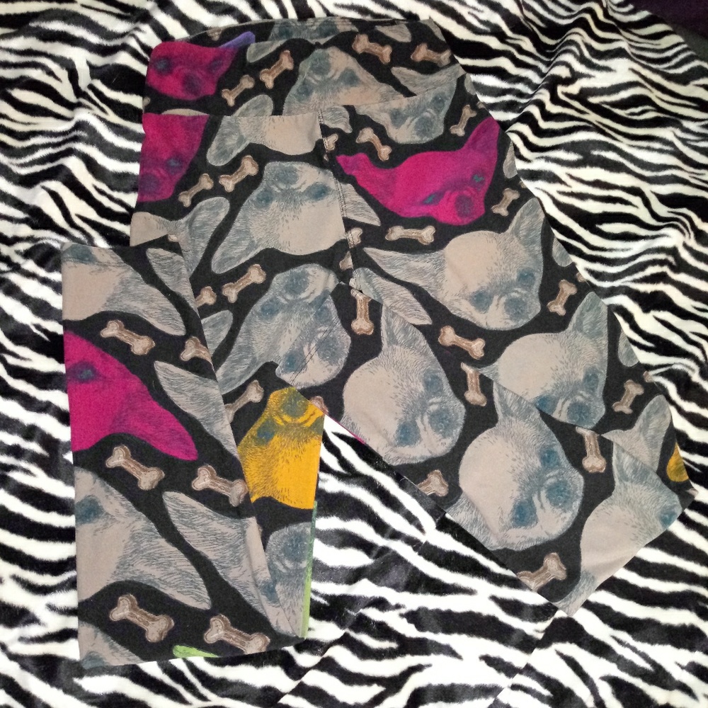 LuLaRoe Youth OS Chihuahua Leggings